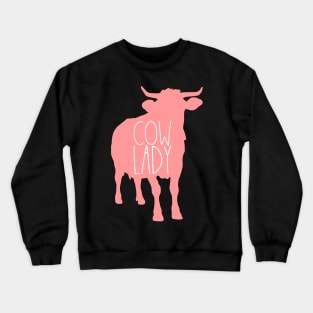 Cow Lady Crewneck Sweatshirt